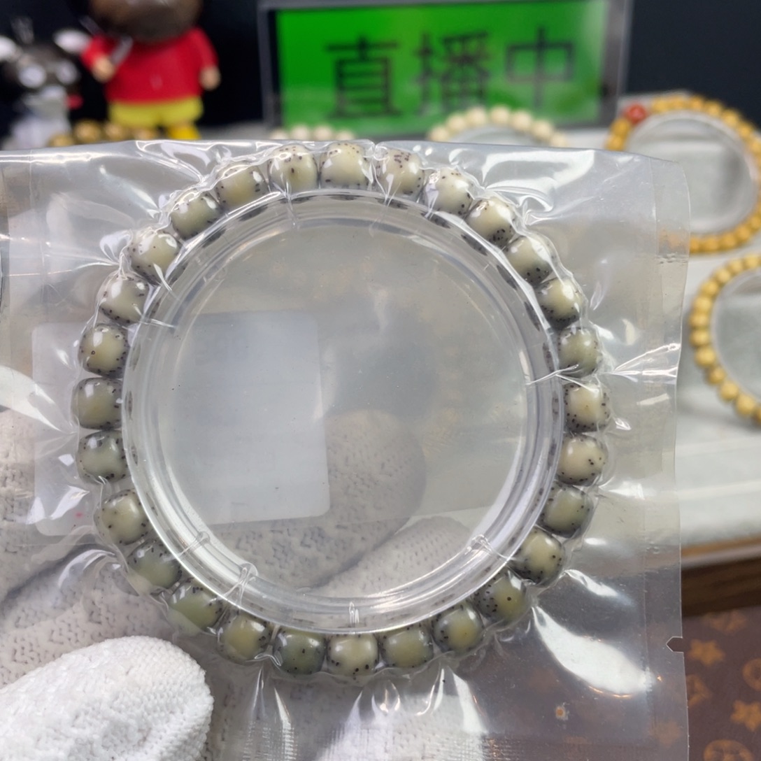星月菩提手串双留白