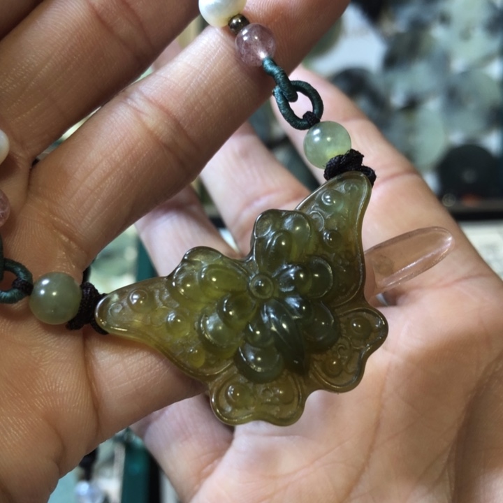 岫玉岫玉挂件未镶嵌