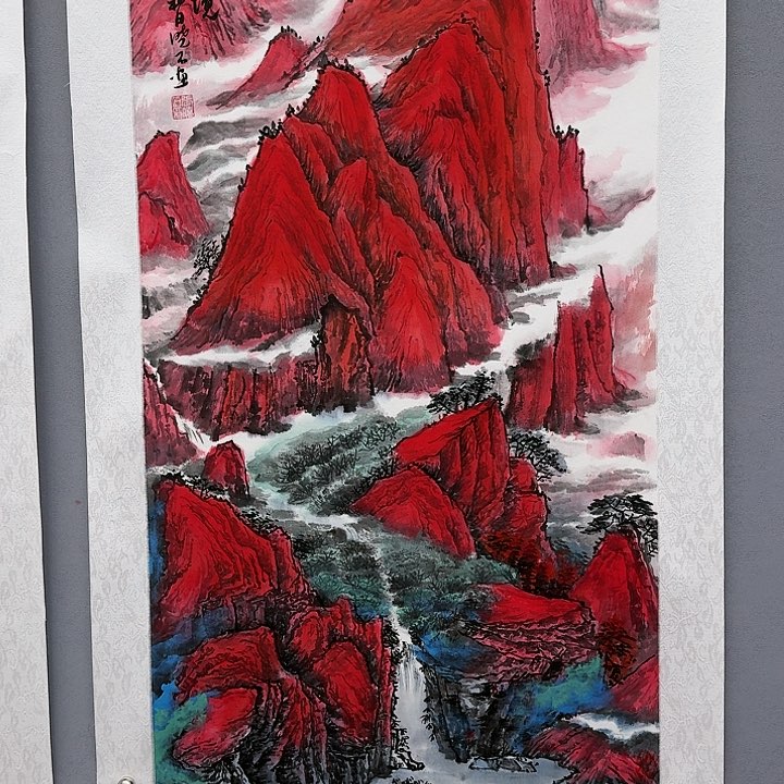 国画书法作品多次参加