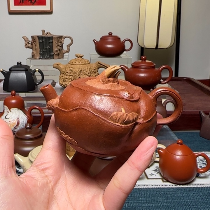 紫砂茶壶马蹄壶降坡泥 150cc