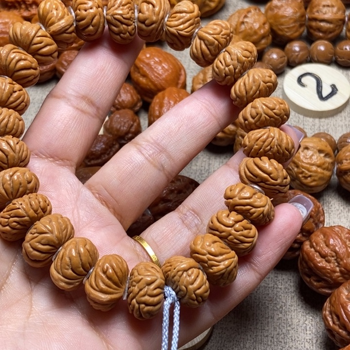 文玩核桃吊坠青**忆桃核夹板