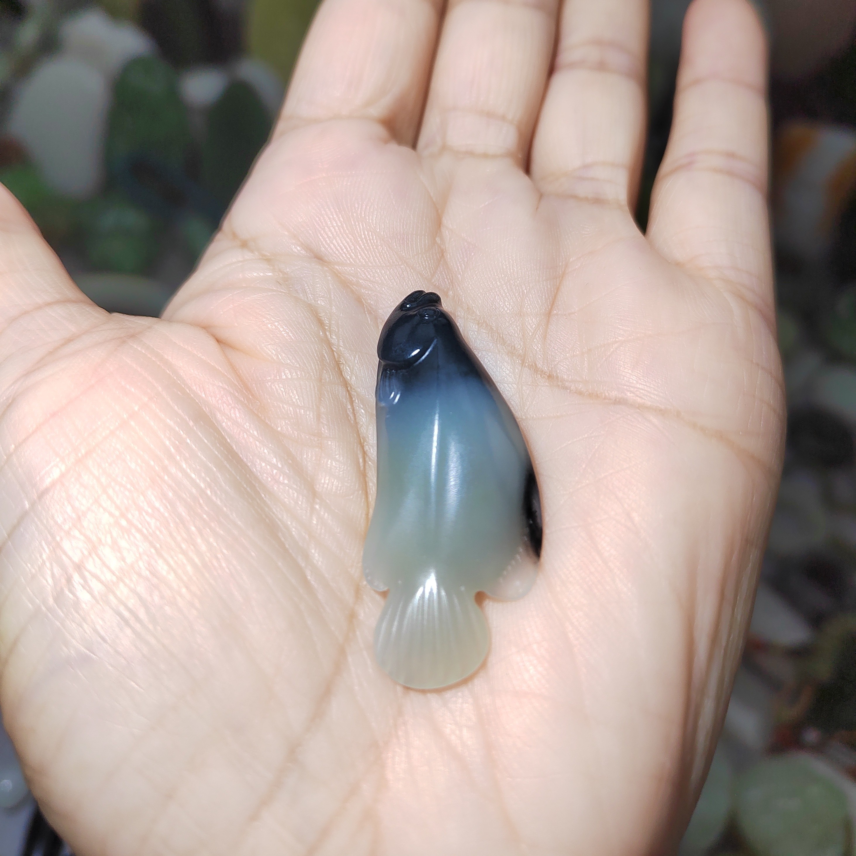 精品和田玉小鱼挂件