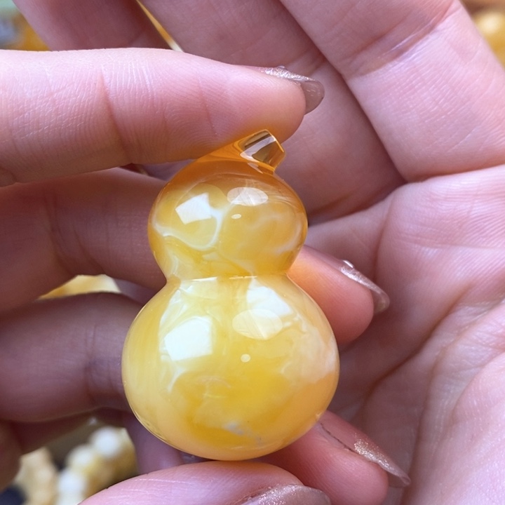 琥珀未镶嵌手链天然无优化琥珀蜜蜡