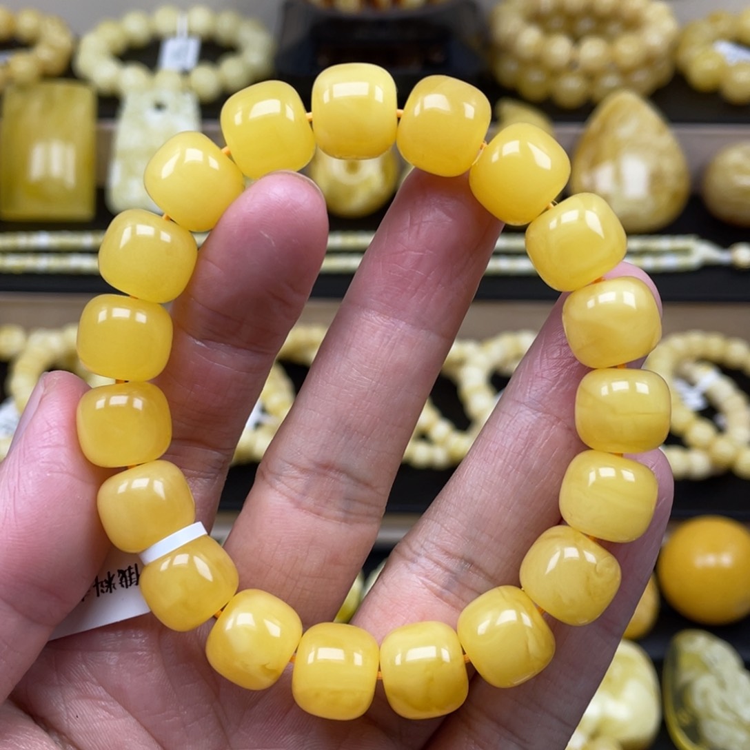 琥珀裸石未镶嵌琥珀蜜蜡