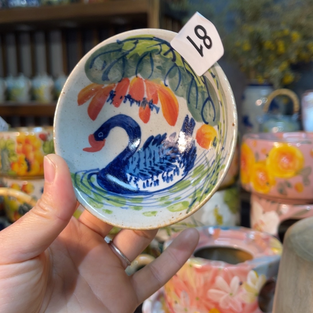 杯素浅陶瓷手工手绘