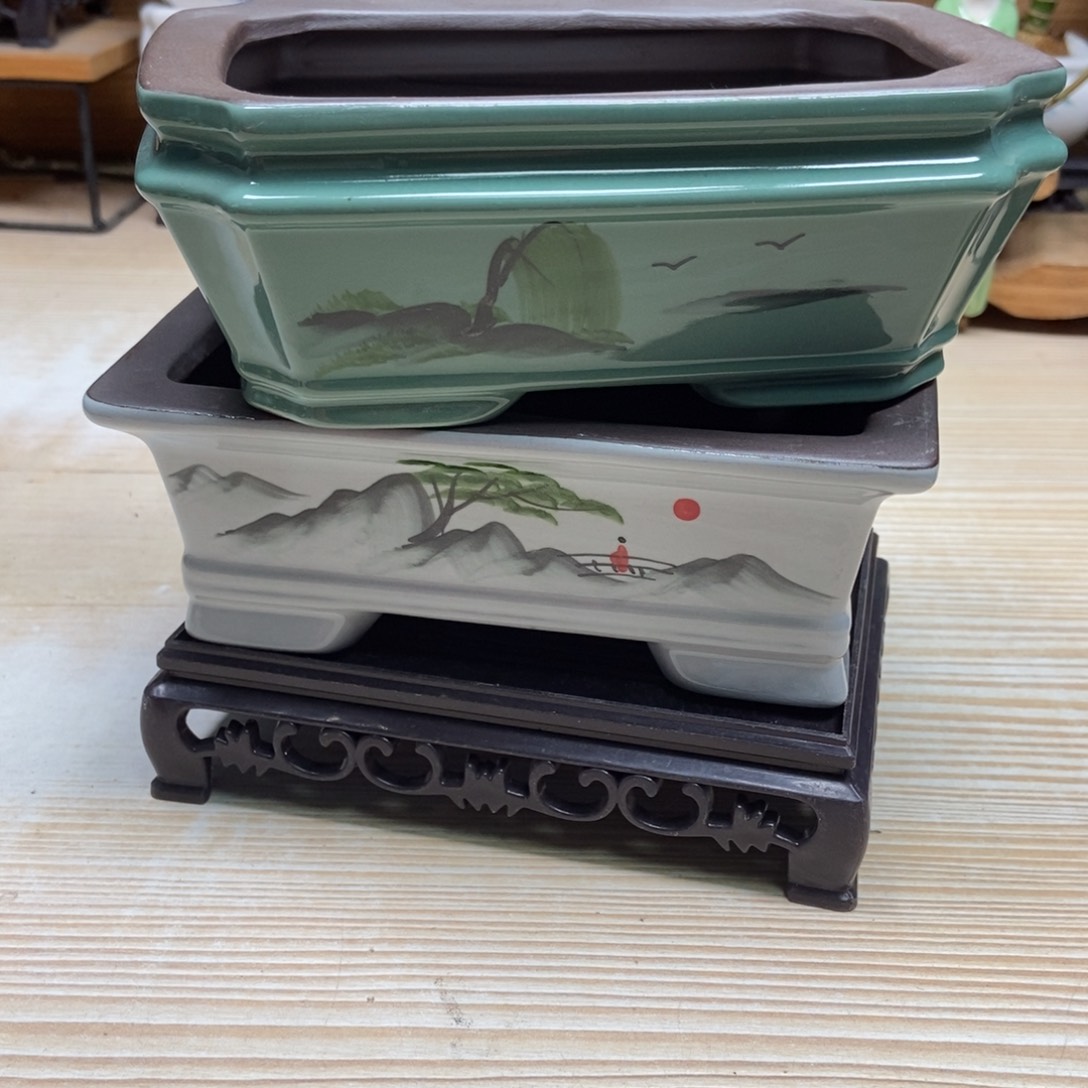 瓷片陶瓷花盆陶瓷艺术