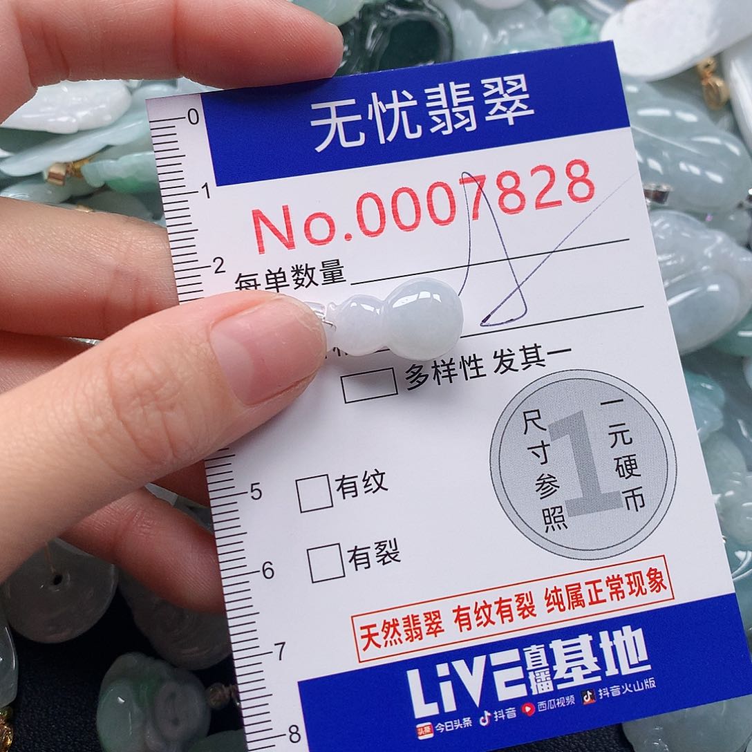 颈饰未镶嵌翡翠 