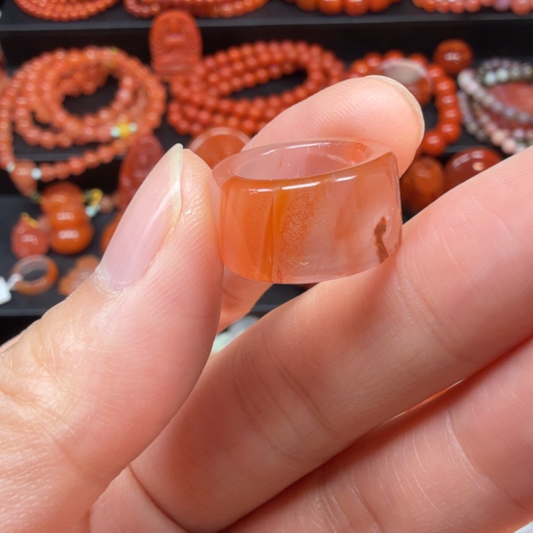 南红玛瑙未镶嵌配饰12mm