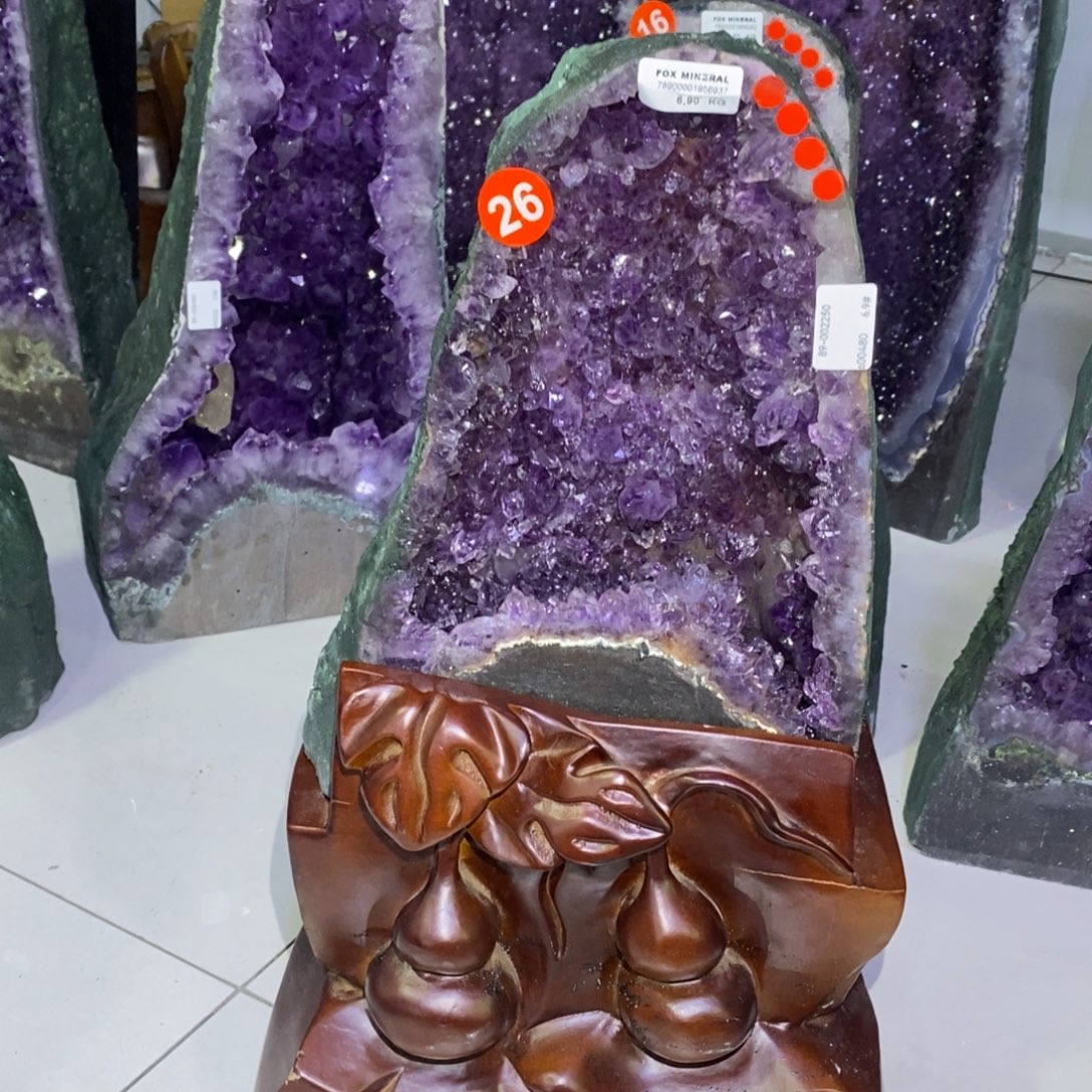 大型摆件（非配饰）未镶嵌紫晶