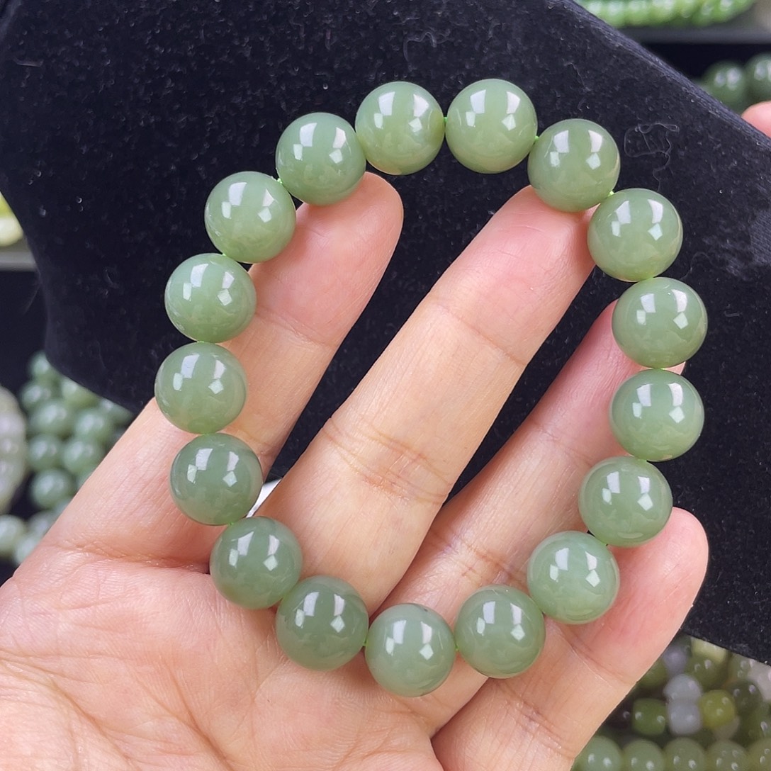 和田玉未镶嵌手链