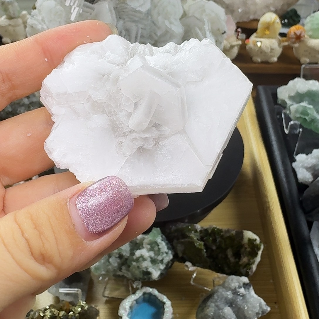 石材14号方解饼干摆件