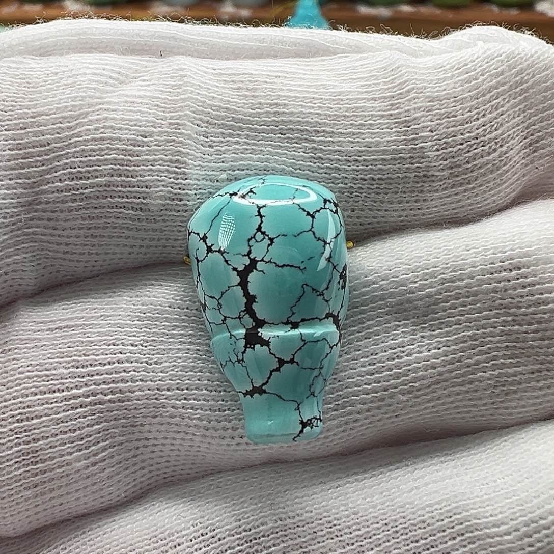 绿松石三通 未镶嵌