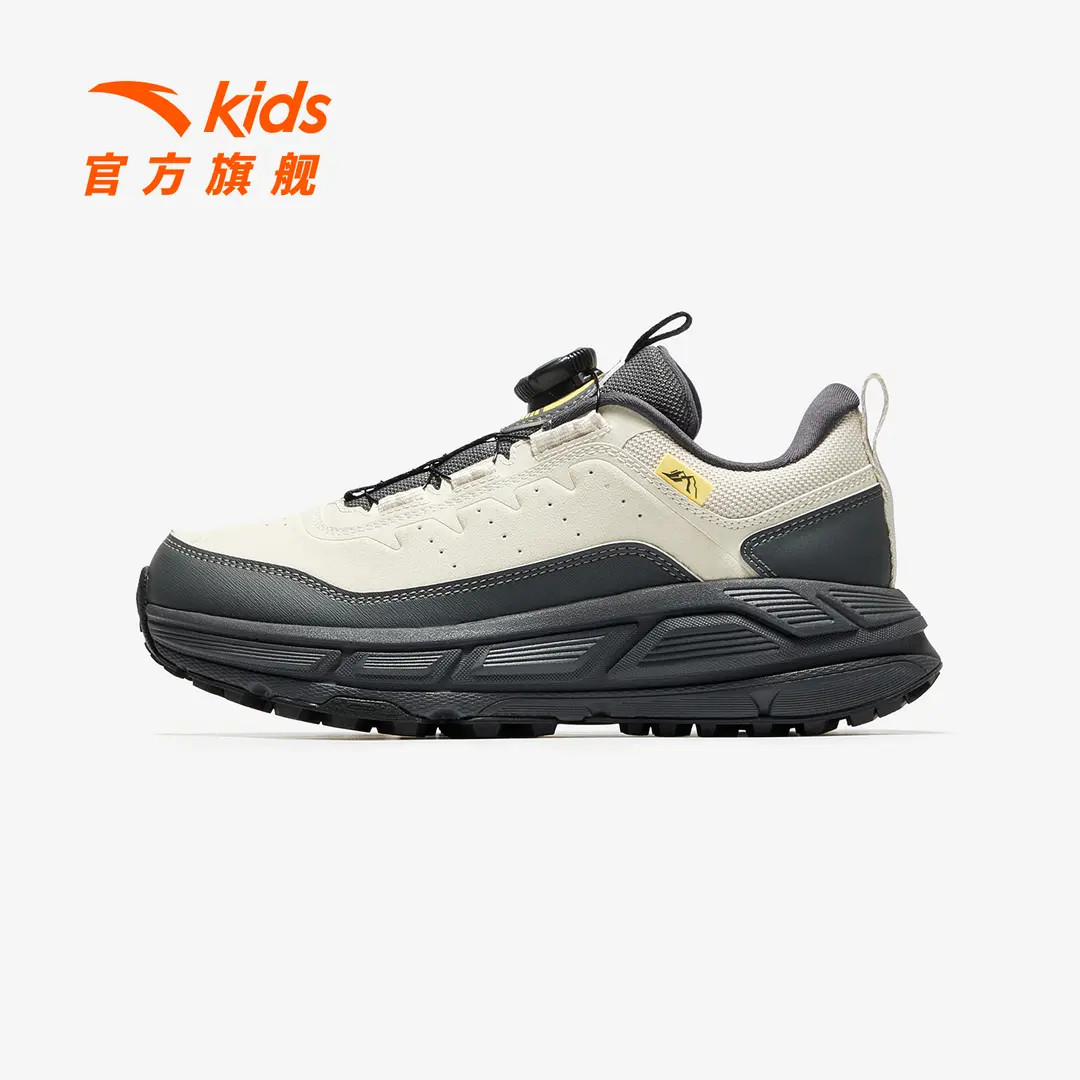 安踏儿童青少年男大童徒步鞋2025上新款舒适防滑耐磨户外登山鞋子