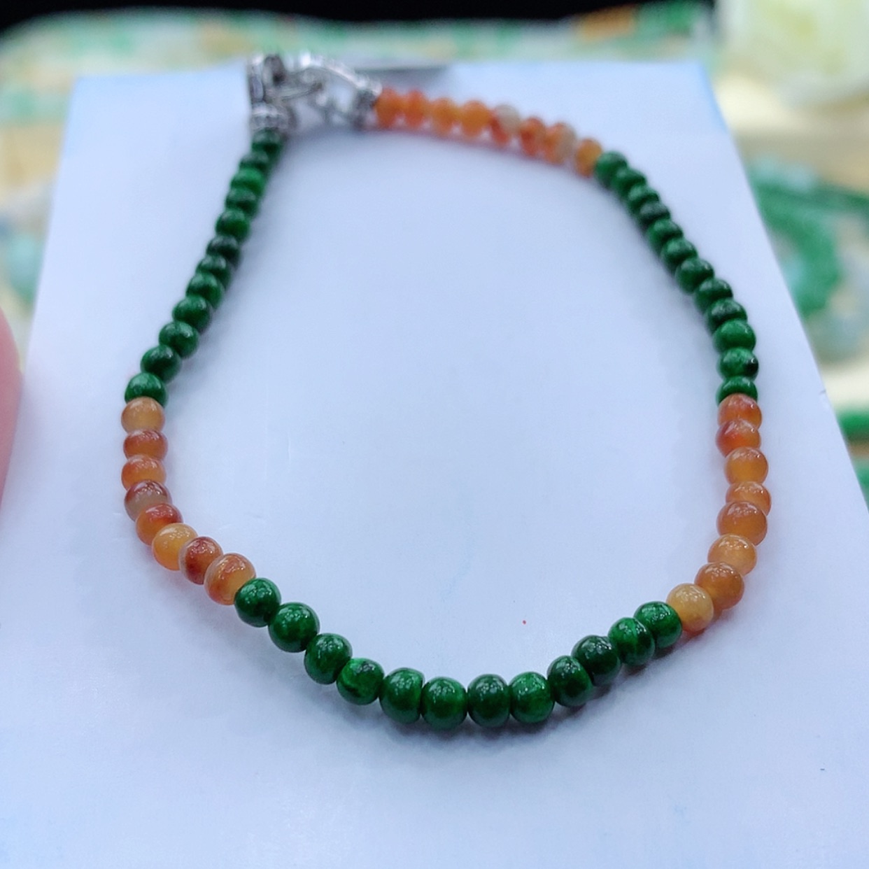 【闪购商品】翡翠颈饰未镶嵌缅甸天然a货翡翠