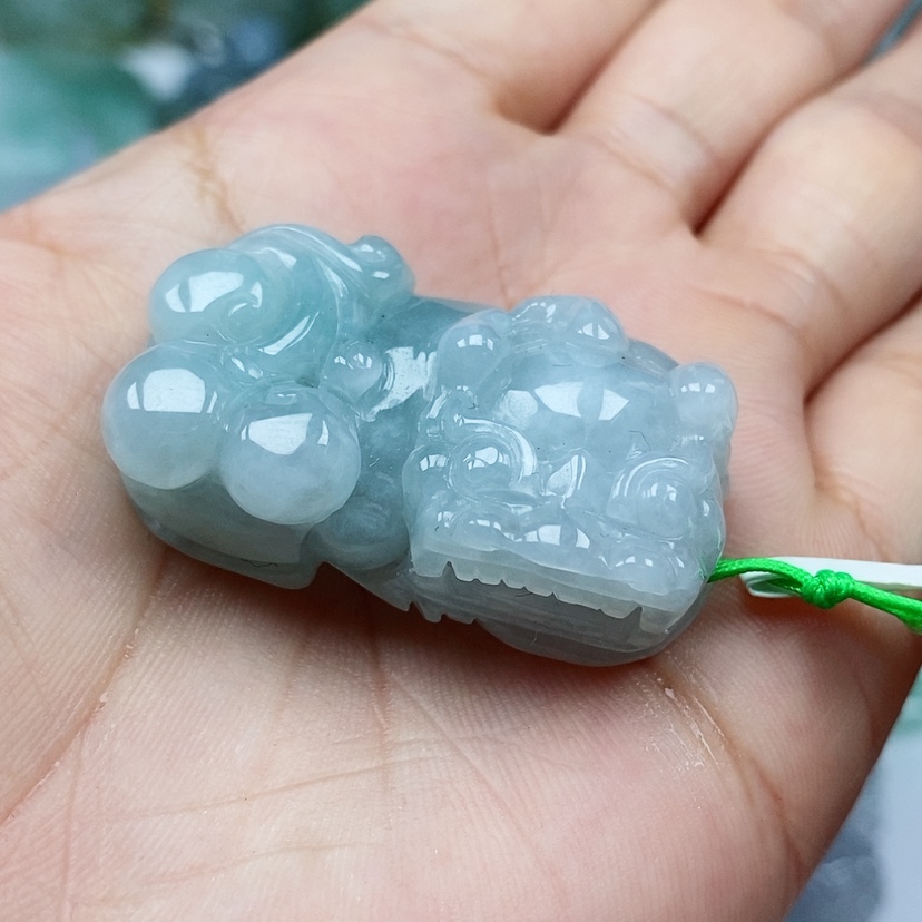 【闪购商品】翡翠颈饰未镶嵌天然翡翠A货貔貅