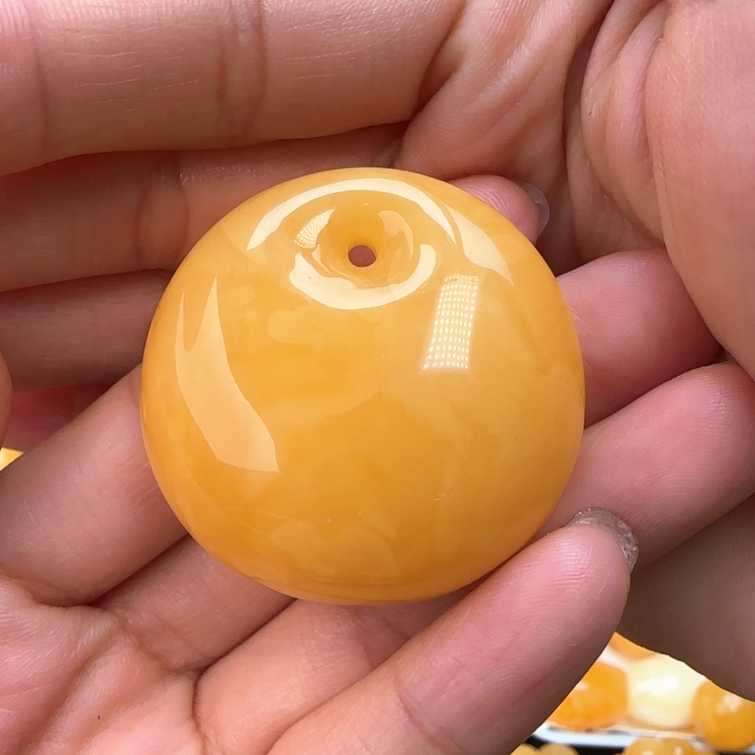 琥珀颈饰未镶嵌公主扣