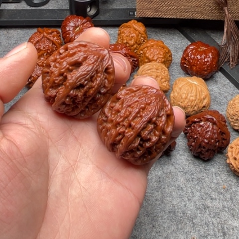 把件文玩核桃虎头