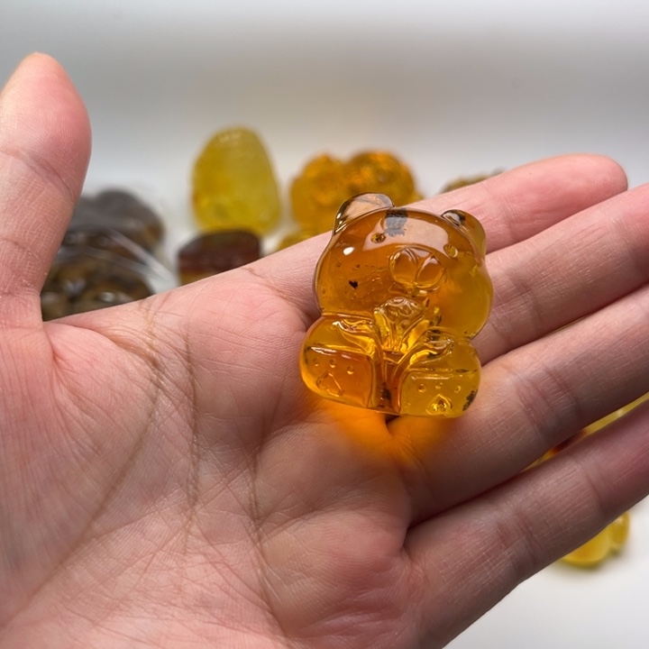 琥珀颈饰未镶嵌琥珀蜜蜡