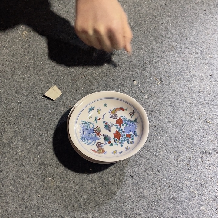 陶景德镇陶瓷小鸡盘