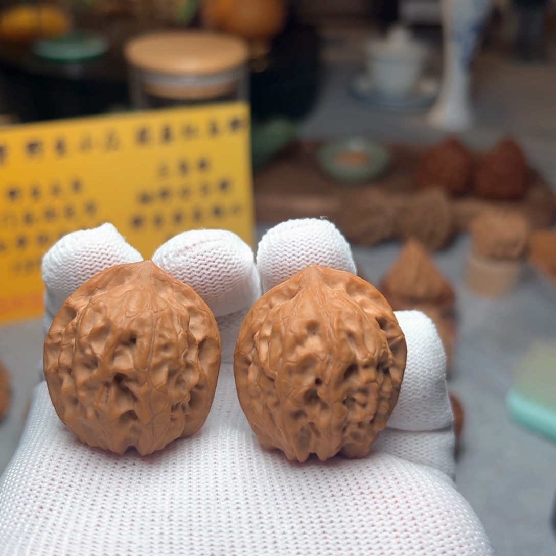 文玩核桃吊坠野生大枣35尺寸