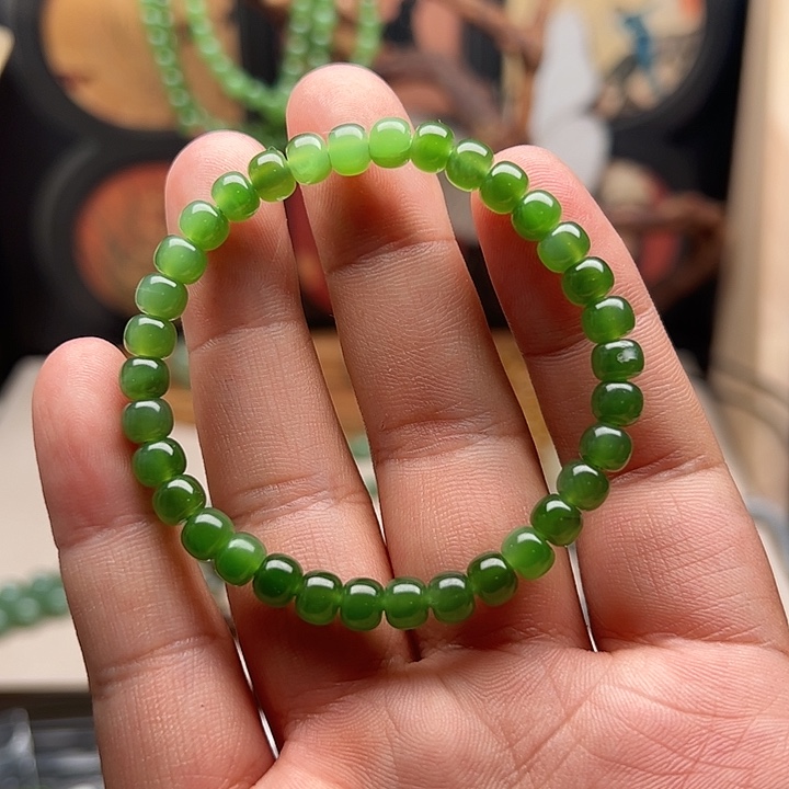 和田玉未镶嵌手链