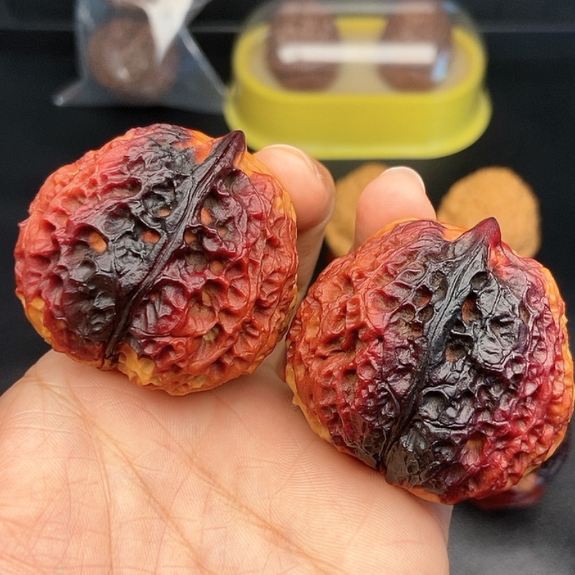 【闪购商品】把件文玩核桃44尺大寿桃