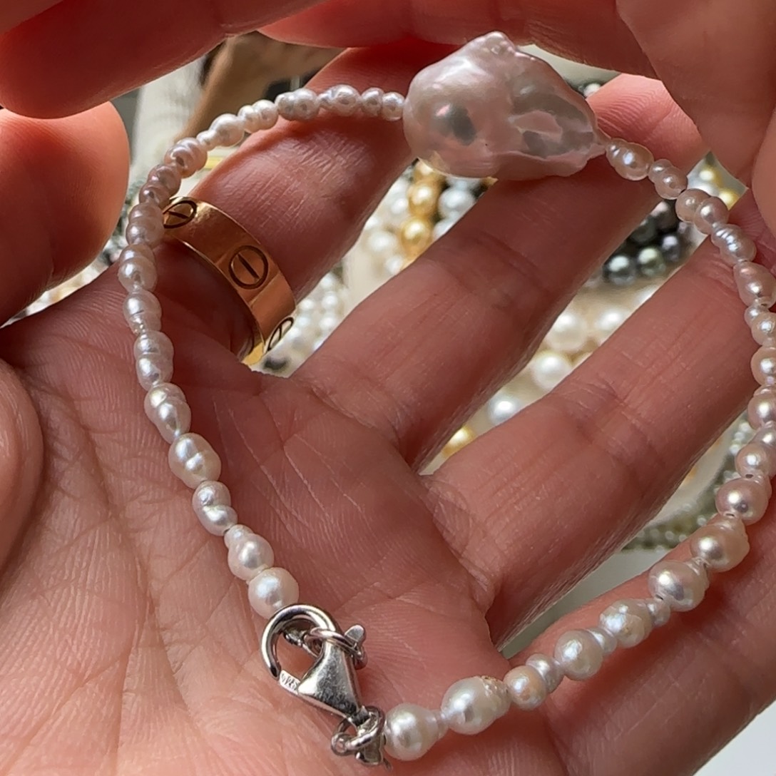 淡水珍珠颈饰未镶嵌