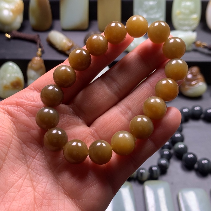 和田玉（糖玉）手串未镶嵌