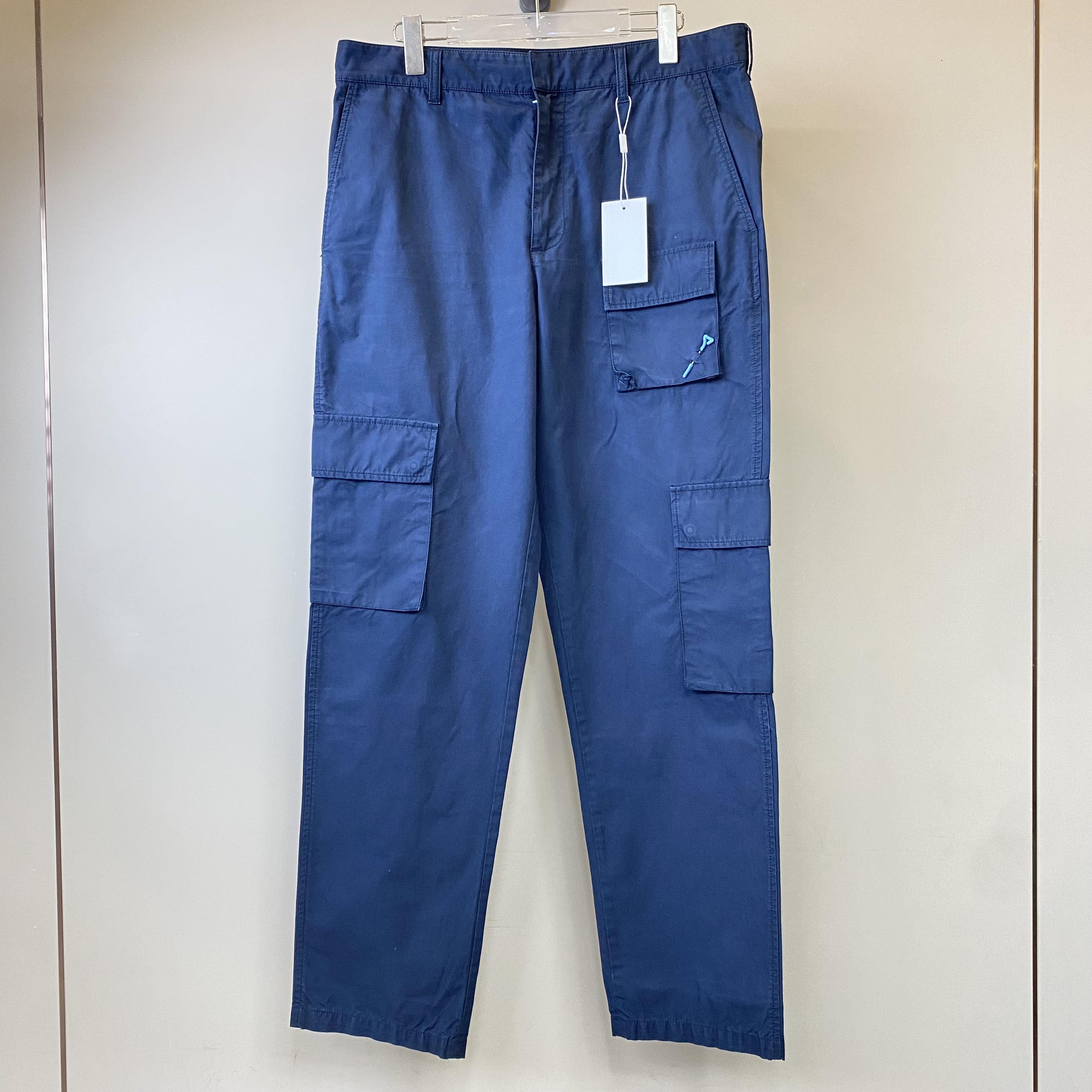 99新 LouisVuitton/路易威登 别针深蓝色工装裤  44码 AA10146
