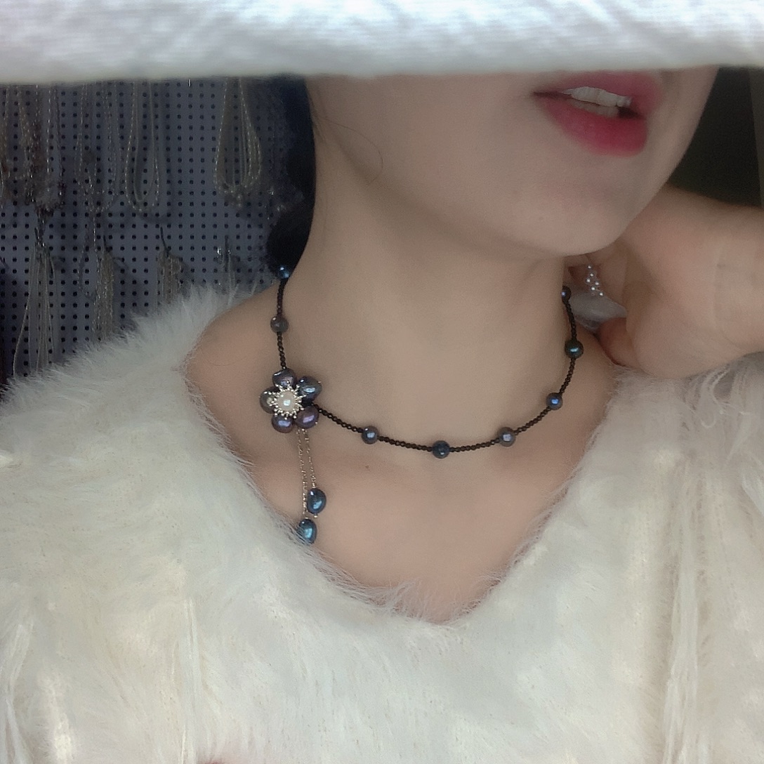 淡水珍珠耳饰银S925镶嵌