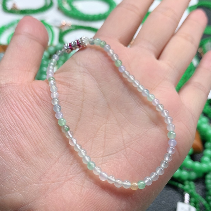 翡翠未镶嵌手链翡翠