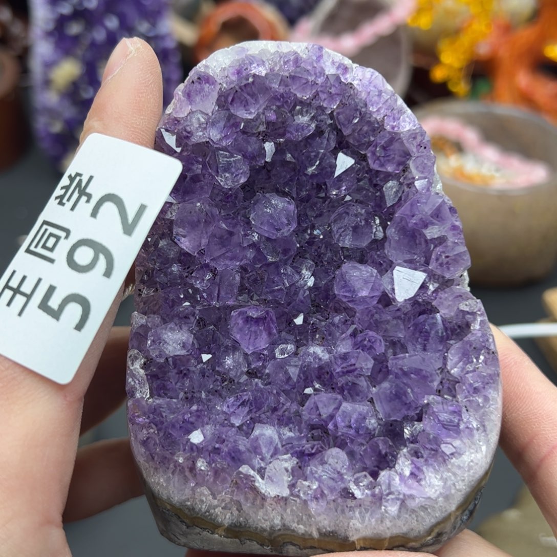 紫晶水晶摆件未镶嵌592