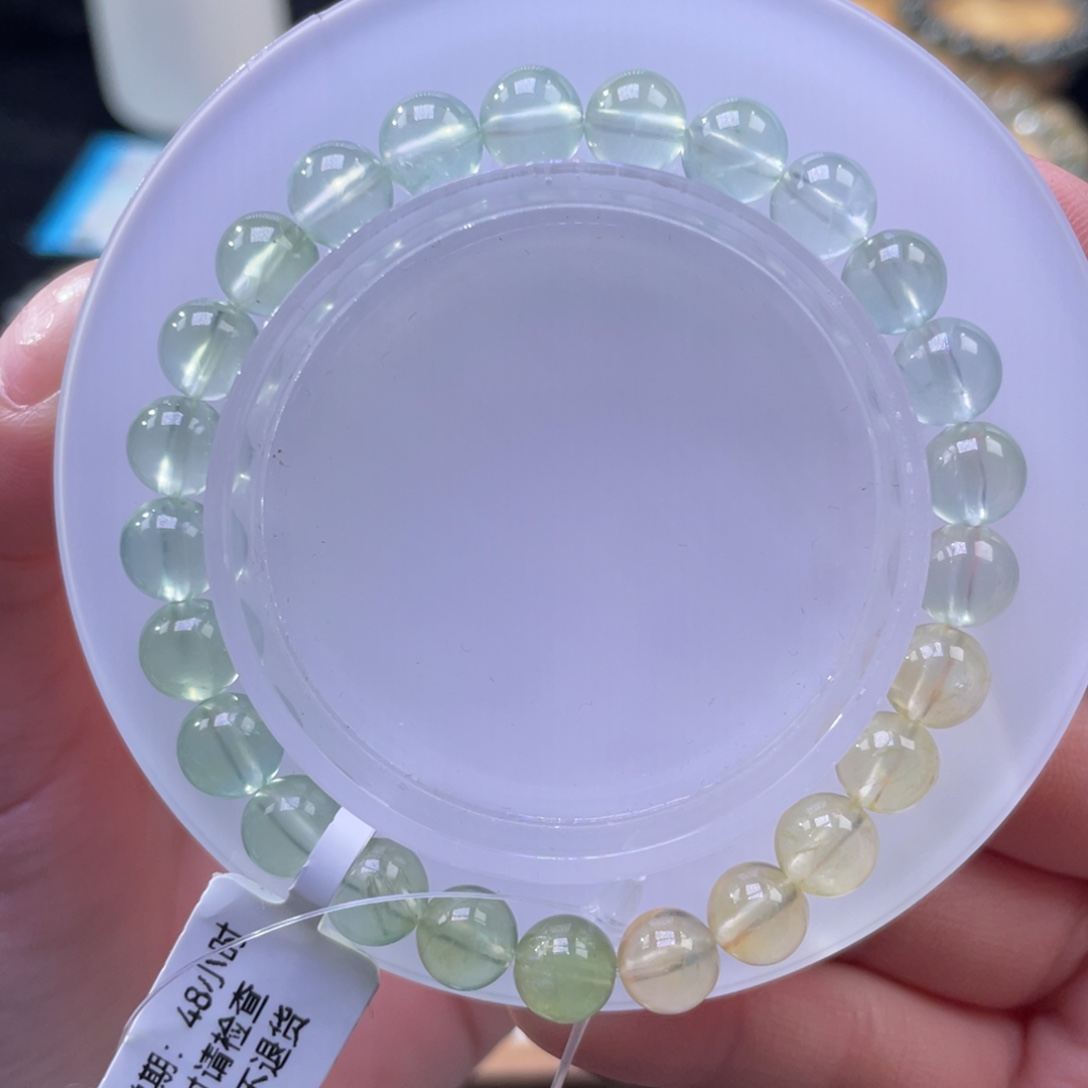 葡萄石手链未镶嵌7+   227