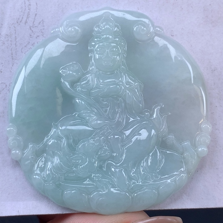 颈饰未镶嵌翡翠文殊