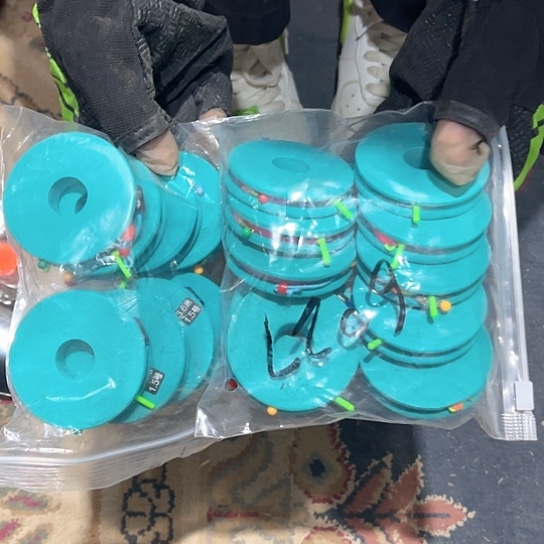 线组两包18个。       