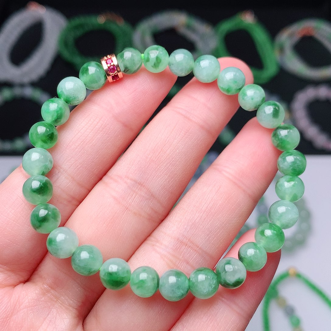 翡翠手链未镶嵌翡翠