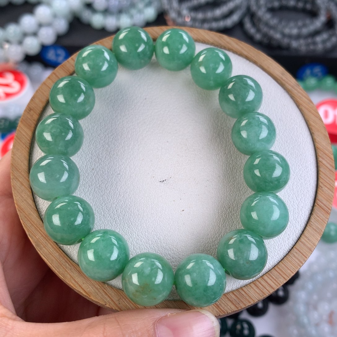 翡翠手链未镶嵌卡13