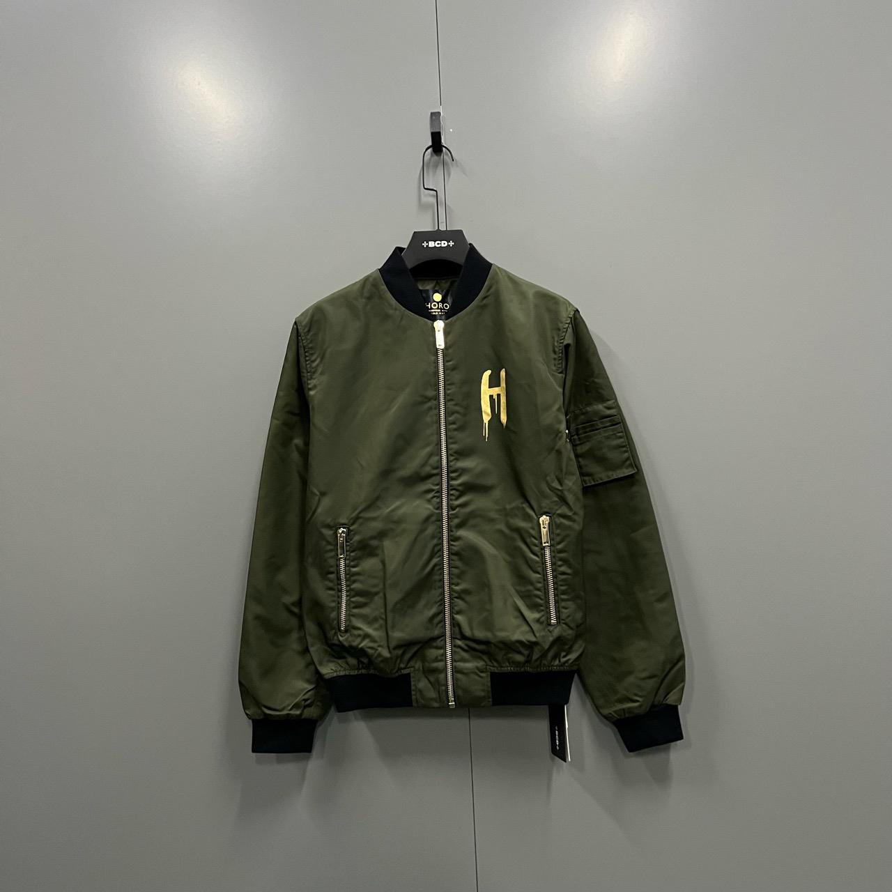 95新 maje jp929 008414 涂鸦飞行员夹克 L