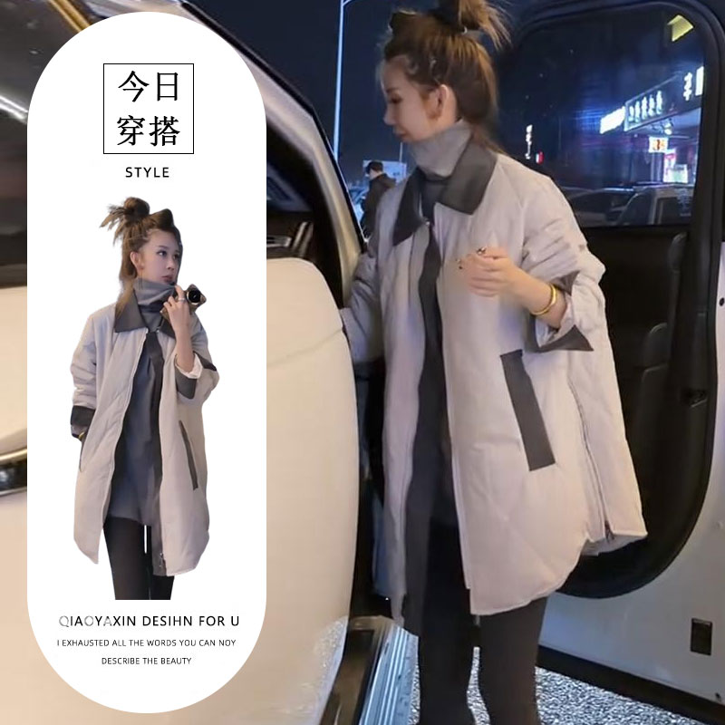 2025秋季新款时尚显瘦气质网红高档洋气女高级百搭宽松大码棉服潮