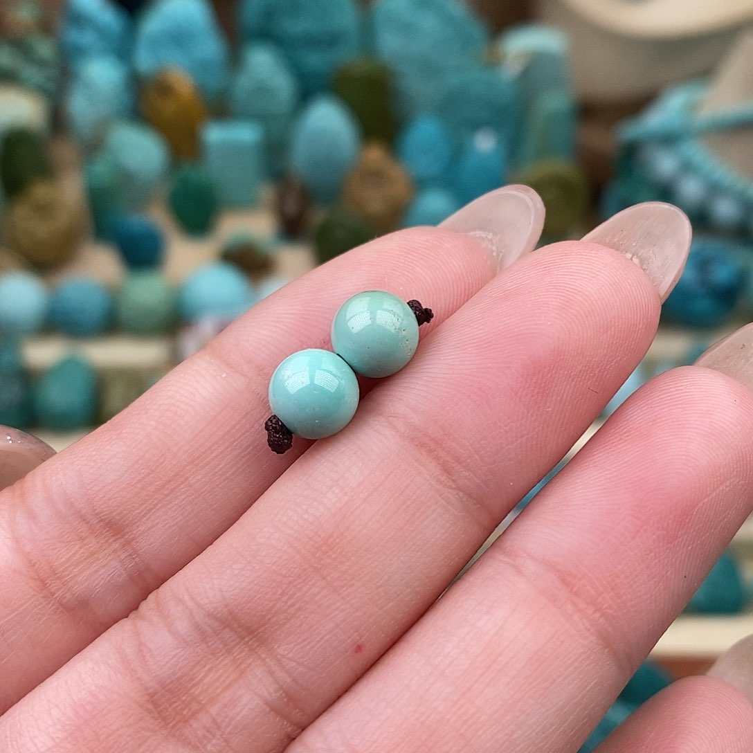 未镶嵌绿松石珠宝奇石