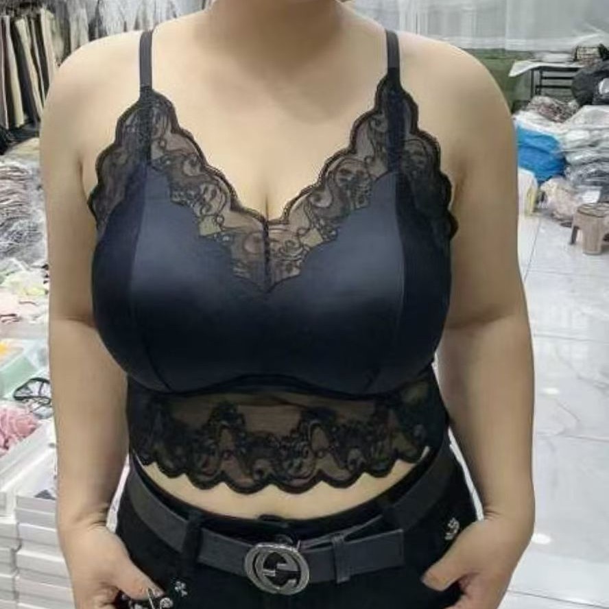大码蕾丝一体美背