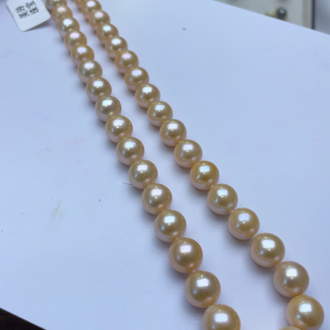 未镶嵌颈饰淡水珍珠9-11
