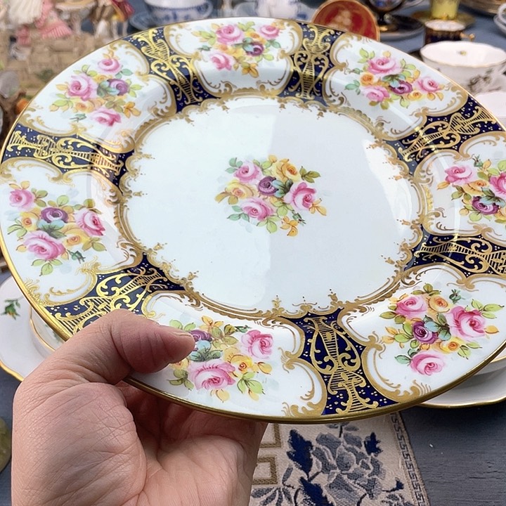 中古欧瓷瓷器小房子