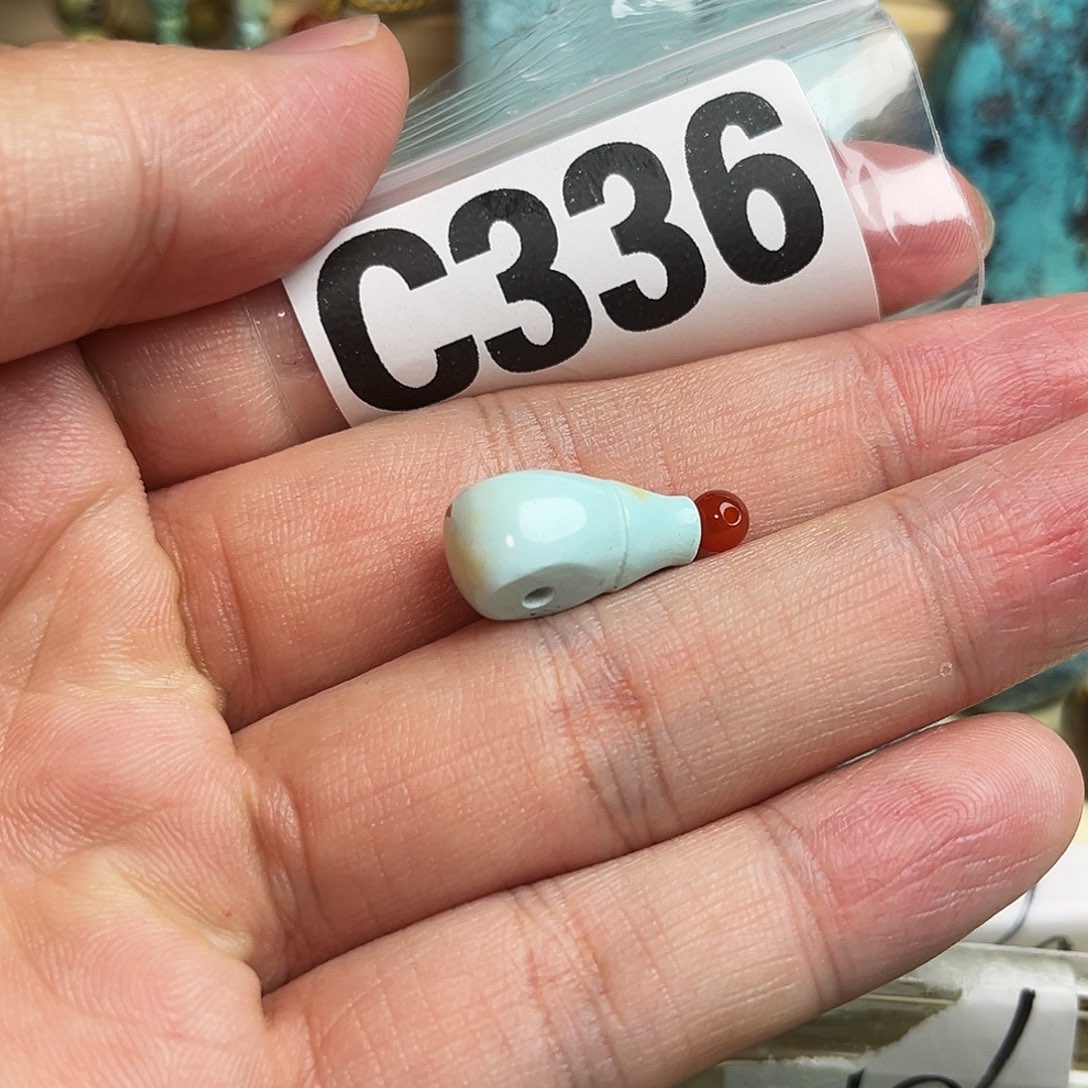 南红玛瑙配饰未镶嵌卡8➕