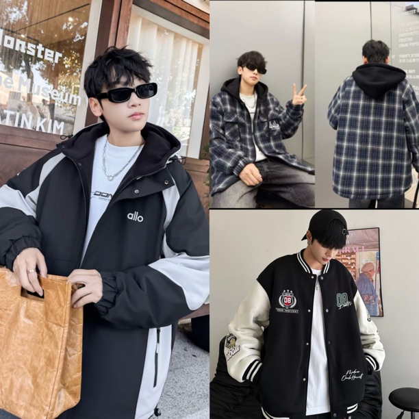 木子家青少年冬季外套(加绒)B