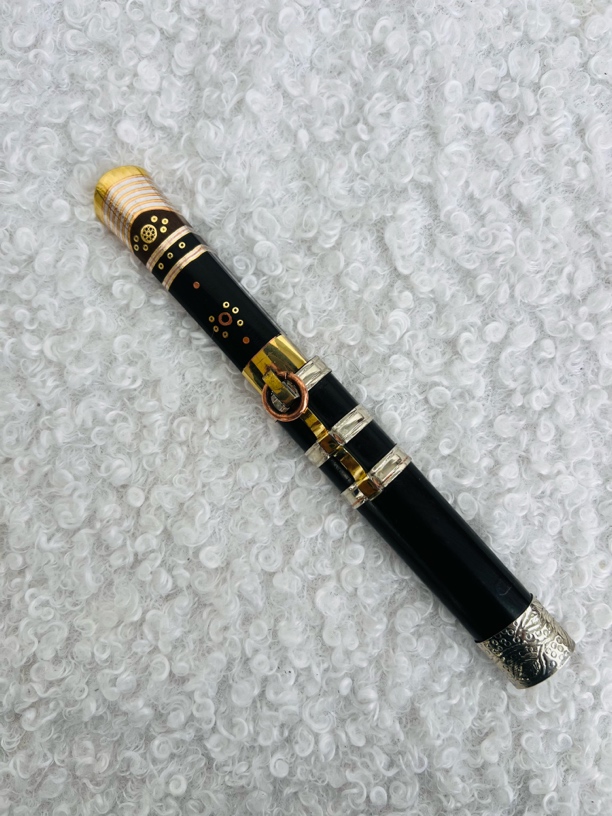 老黑檀木折花瑾博瑞精品老工艺锻打夹钢折花工艺吃肉削水果收藏