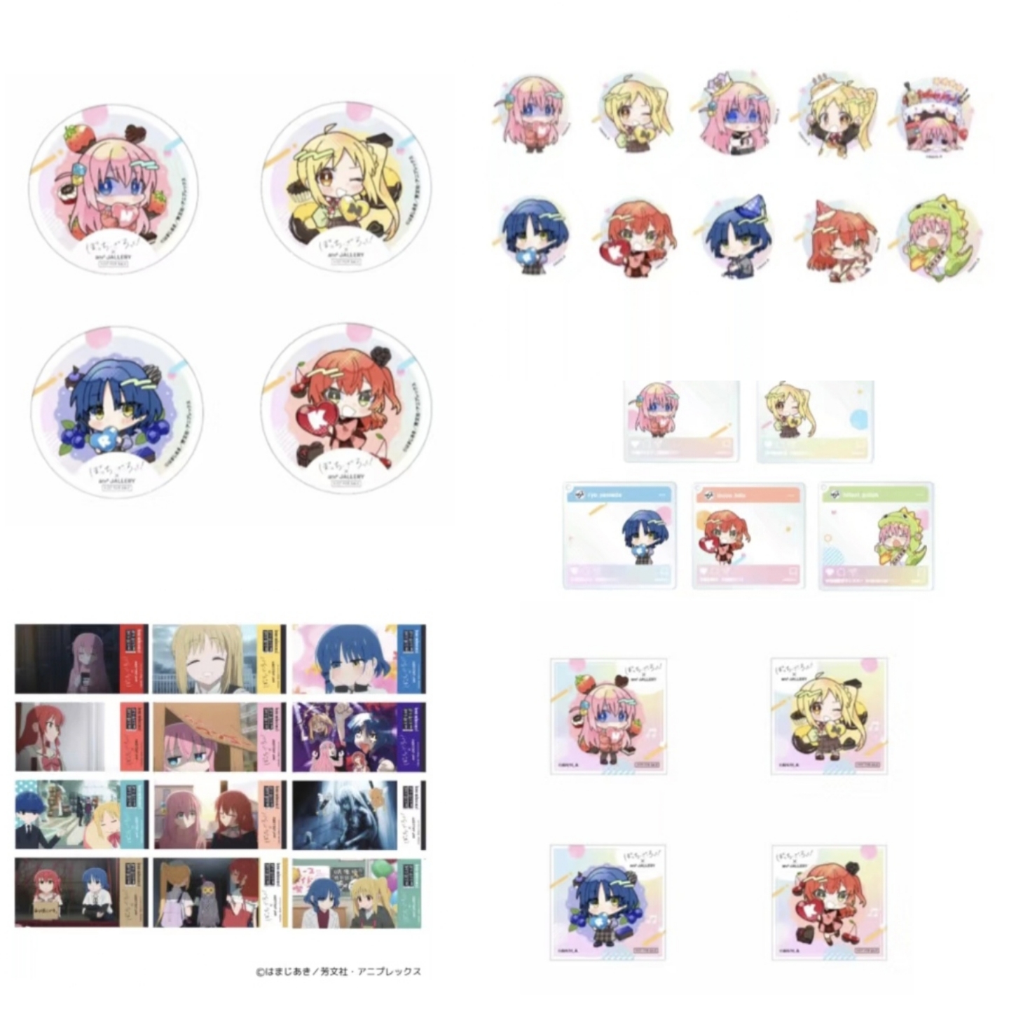 【孤独摇滚】情人节cafe联动场贩 吧唧徽章（默认代拆）