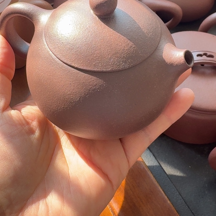 茶壶紫砂老紫泥西施200cc