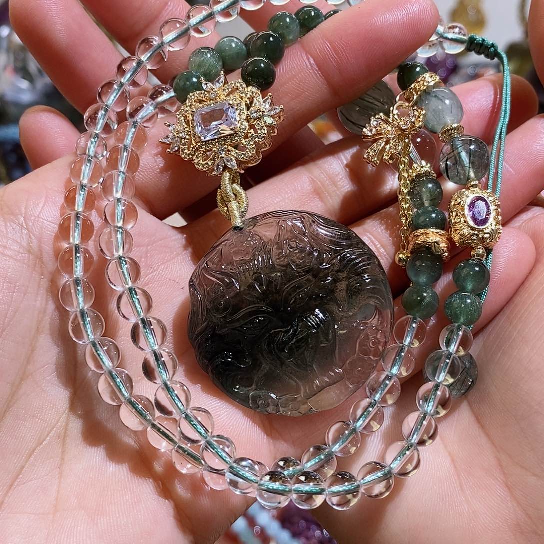 水晶颈饰未镶嵌水晶