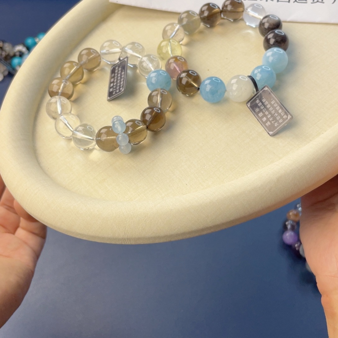 手链水晶银S925镶嵌